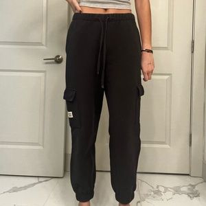 Black Cargo Sweatpants